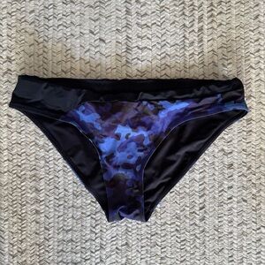 Women’s Athleta Blue Camo Bikini Bottom